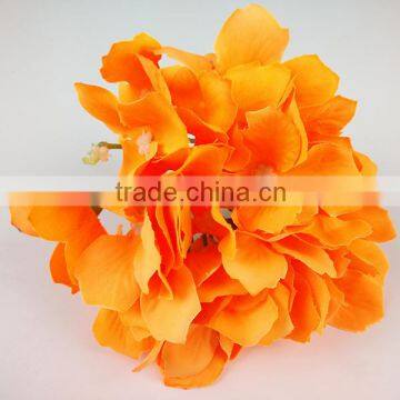 Factory for Sale Silk Hydrangea Flower Head photo-3