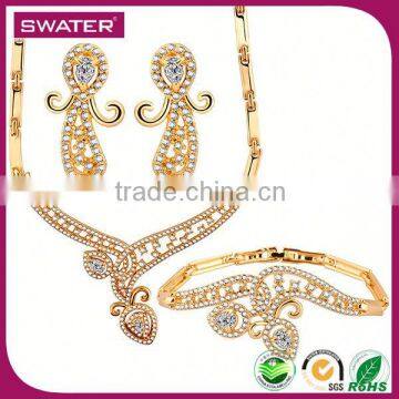 Hot Selling Products In China Gold Four Jewelry Set