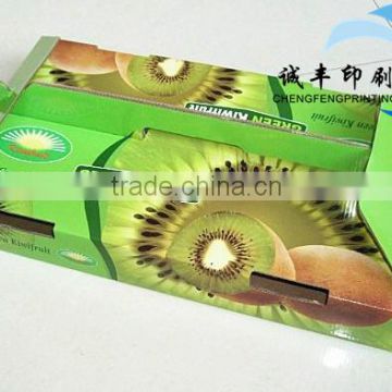 Custom printing corrugated carton for kiwi berry fruit package