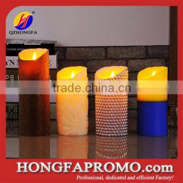 Artificial Wick Remote Control Led Timer Candle