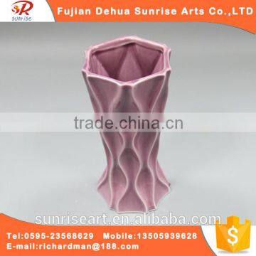 Wholesale types of pink flower vase