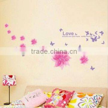 Lovely flowers wall sticker