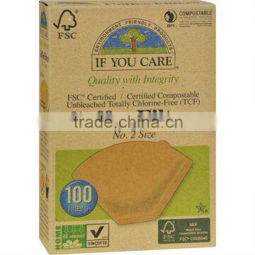 If You Care #2 Cone Coffee Filters - Brown - 100 Count