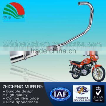 Stainless Steel High Polished China Motorcycle Muffler in Motorcycle Body Parts QJ-125CC