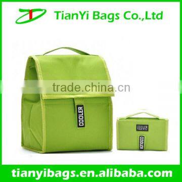 Foldable frozen food drink lunch bag for kids