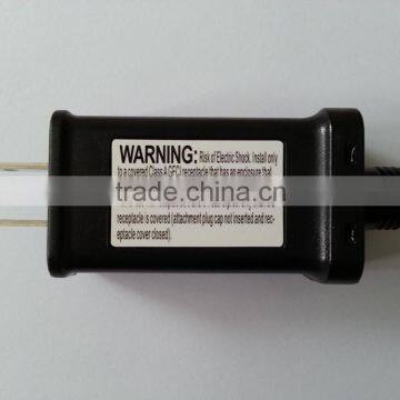 US Plug Outdoor UL Adapter AC120V DC12v for Decorative String Lights IP44 photo-3
