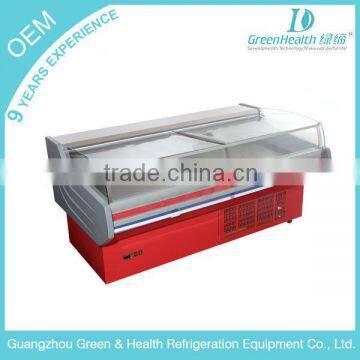 fish display chiller/freezer counter for supermarket butchery