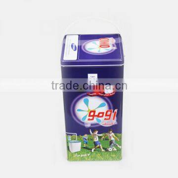 wholesale big handled square laundry tin box for packing