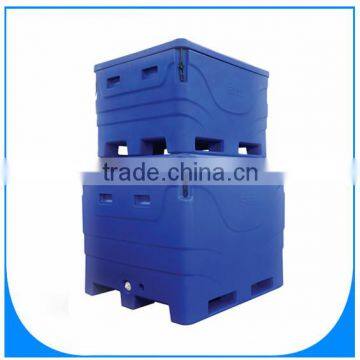 1000ltr Larger Size Insulated Cool Bins, Plastic Fish Box For Fishing Vessel photo-5