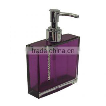 Plastic lotion bottle with pump