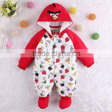 2016 Winter windproof waterproof keep warm fancy baby romper