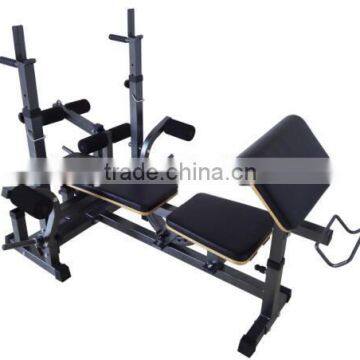 Commercial gym equipment/fitness equipment free weight olympic incline bench