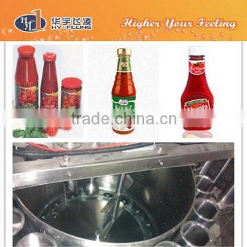 Peper sauce jam piston filler