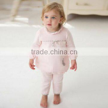 DB288 dave bella autumn cotton princess sets baby clothes baby clothing baby knitted chothing set                        
                                                Quality Choice