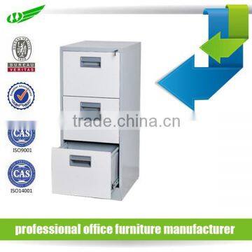 3 drawers under table office mini metal filing cabinet