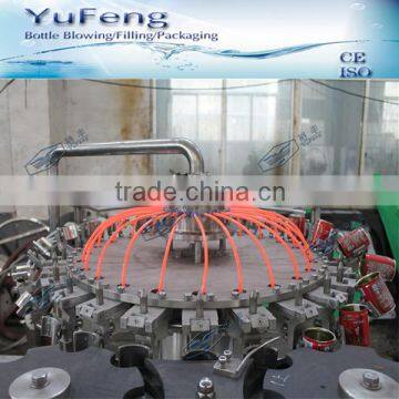 Metal can rinsing machine