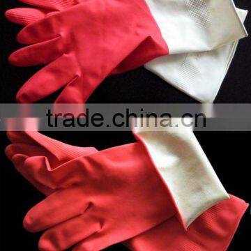 rubber dish washing gloves