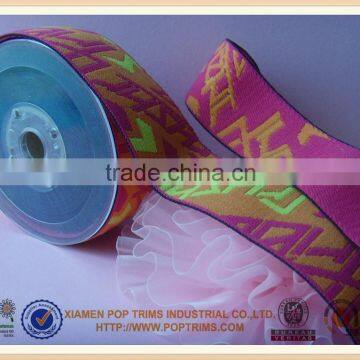 Factory Custom Green Woven Elastic tape Nylon Elastic band Elastic webbing