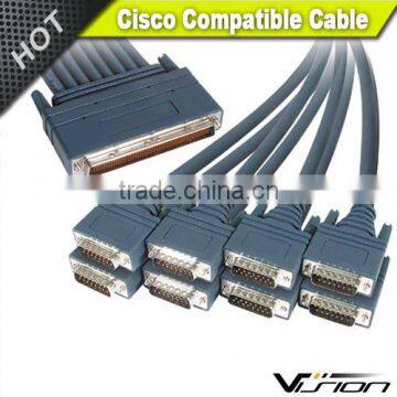 6FT CAB-OCTAL-X21MT Cisco 8 Lead DB15pin male Octal Cable