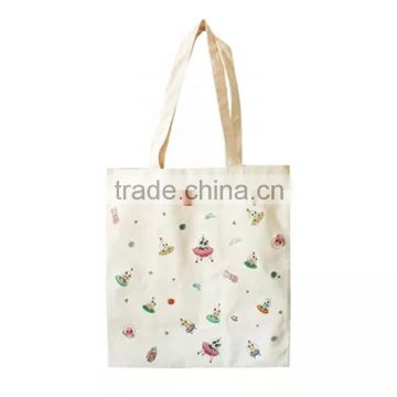 Custom women canvas handbags tote bag single shoulder canvas bag