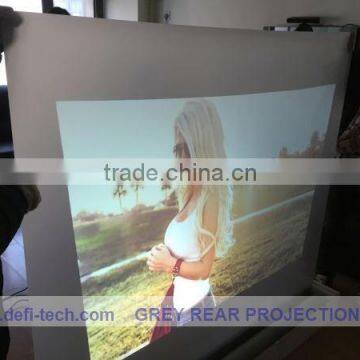 Christmas promotion white adhesive holography back projection screen film