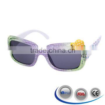 2016 the colorful children kids sunglasses with hat parts