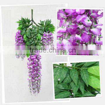 Artificial Wisteria Flower for Indoor Decoration