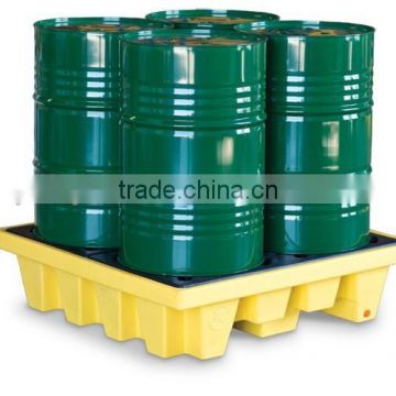 high UV rotomolding four square containment pallet