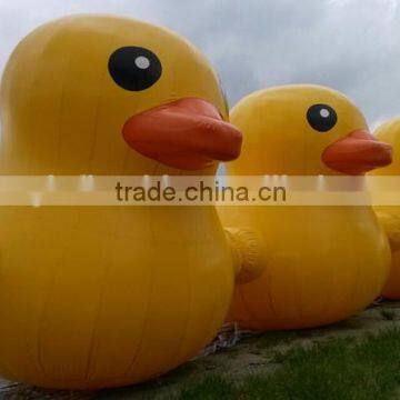Cheap giant inflatable cartoon model big yellow rubber duck