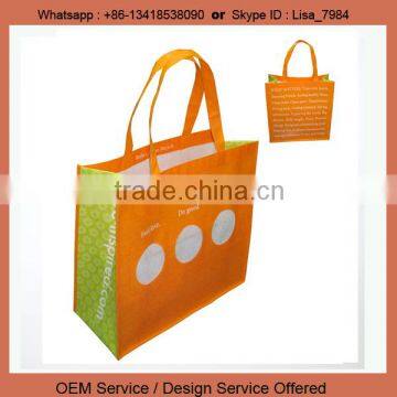 Promotion bags / shopping bags / custom printed handle bags non woven