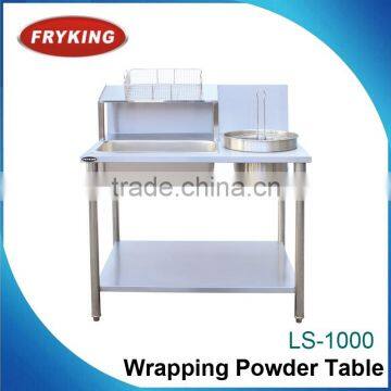 KFC manual powder breading table