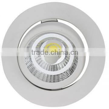 Crescent Brand Quality High Brightness COB LED Gimbal Down Light 15W With Pure White Matte Surface