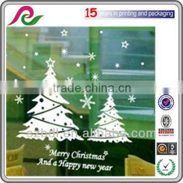 good quality removable glass sticker Christmas gift stickers