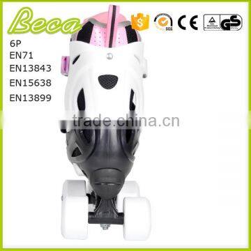 Wholesale Adjustable Pink Quad Speed Skates for Kids photo-4