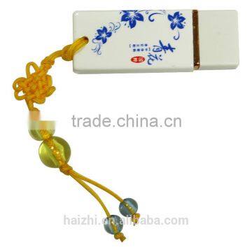 China Ceramic USB flash drive blue and white porcelain USB disk