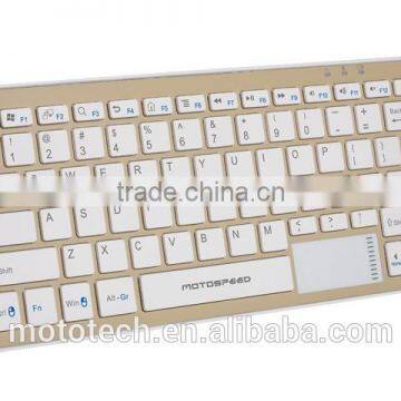 mini wireless keyboard for ipad,bluetooth keyboard with usb port, touchpad