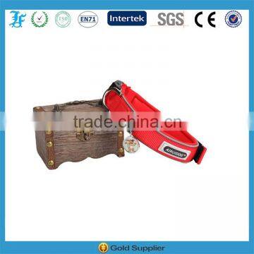 Nylon Webbing Collar for Dog With Neoprene and Velcro photo-3