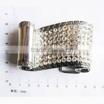 Decorative diamante decoration belt and rhinestone shoe buckles