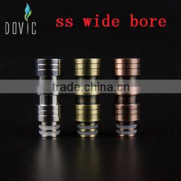 Made in china ss material wide bore 510 thread drip tip in stock