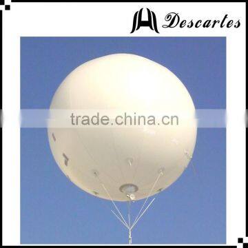 White 0.18mm PVC large custom inflatable sky helium balloon for sale