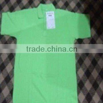 Green Color Summer Men's Plain T-Shirt