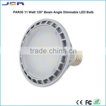 11w Dimmable LED par30 Bulb 120 degree Beam Angle