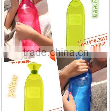 Medical-Grade 1000ml PVC warm water bottle slender pain relief