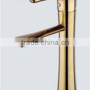 Gold-plated brass basin faucet Model: 00122