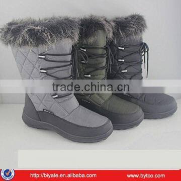 2016 Fashion warm Lady snow boots with fur lining