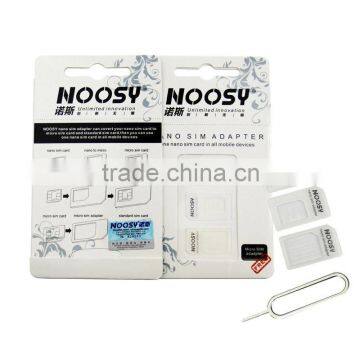 SIM card Adapter For iPhone 5 iphone 4 samsung Nano SD Card SIM Adapter