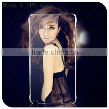 For Samsung Galaxy note 4 TPU cellphone Case, for Note 4 Phone Cover case