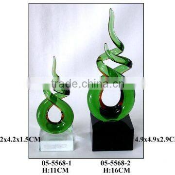 glass figures decoration