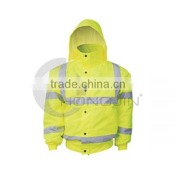 High Visibility Motorway Safety Reflective Yellow Jacket