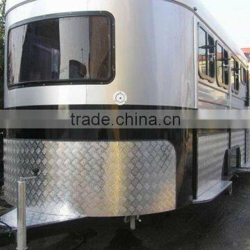 deluxe 3-horse angle load horse trailer